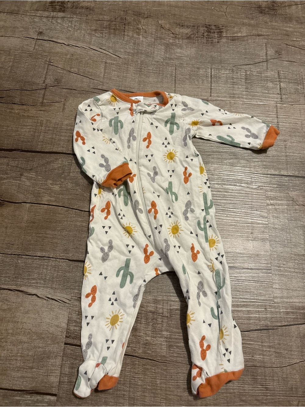 Infant Cactus & Sun Print pjs